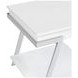 Zena White Square End Table