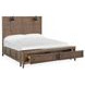 Bay Creek Toasted Nutmeg King Storage Panel Bed with LED