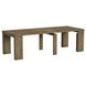 Flex Sandbar Oak 120" Extendable Rectangular Dining Table with 5 Leaves