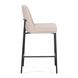 Sydney Taupe Performance Fabric Upholstered Counter Height Stool Set of 2