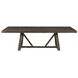 Hearst Reclaimed Chevron 101" Extendable Rectangular Dining Table