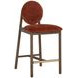 Claribel Opera Spice Upholstered Counter Height Stool
