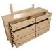Merrifield Sandstone Beige 6 Drawer Dresser