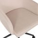 Sydney Taupe Performance Fabric Upholstered Swivel Desk Chair