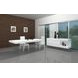Cloud White High Gloss 78" Rectangular Dining Table