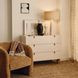 Winfield Cream Antique Brass Dresser