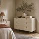 Winfield Cream Antique Brass Dresser