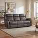 Centeroak Gray 84" Double Reclining Sofa