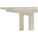 Cotiere Cream Linen Extendable Rectangular Dining Table