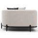 Madera Oatmeal 2 Piece Modular RAF Chaise Sectional with Pillows