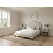 Zest Beige and Black Upholstered Panel Bedroom Set