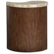 Mcpherson Burnt Umber Free Form Marble Top Nesting End Table
