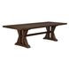 Auburn Brown 126" Extendable Rectangular Dining Table