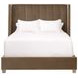 Chandler Brown Queen Upholstered Low Profile Bed