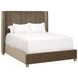 Chandler Brown Queen Upholstered Low Profile Bed
