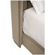 Chandler Caramel and Natural Gray Oak King Upholstered Panel Bed