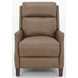 Charlotte Cashmere Taupe Leather Power Recliner with Power Headrest