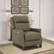 Charlotte Oasis Olive Leather Power Recliner with Power Headrest