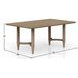 Wilmington Sand HiLo Triad Dining Table