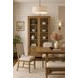 Magnolia Cashew 2 Glass Door Tall Display Cabinet