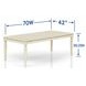 Clover Ridge Whitewash Extendable Dining Table