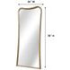 Blue Mallee Brown Rectangular Floor Mirror
