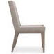 Linea Beige And Cerused Greige Upholstered Side Chair Set of 2