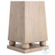 Chess Natural Bay Pedestal Table