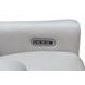 Chester Denisa Soft White Leather 76" Power Reclining Loveseat with Console and USB Charging