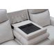 Chester Denisa Soft White Leather 85" Power Reclining Sofa with Power Lumbar and USB Charging