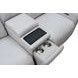 Chester Denisa Soft White Leather 76" Power Reclining Console Loveseat with Power Lumbar and USB Charging