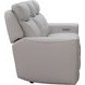 Chester Denisa Soft White Leather 85" Power Reclining Sofa with Power Lumbar and USB Charging