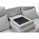 Chester Denisa Soft White Leather 85" Power Reclining Sofa with Power Lumbar and USB Charging