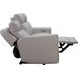 Chester Denisa Soft White Leather 85" Power Reclining Sofa with Power Lumbar and USB Charging