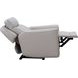 Chester Denisa Soft White Leather Power Recliner with Power Lumbar