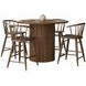 Auden Chestnut 5 Piece Counter Height Dining Set