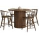 Auden Chestnut 5 Piece Counter Height Dining Set