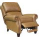 Churchill Shoreham Ponytail Leather Push Thru The Arms Recliner with Nailhead Trim