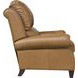 Churchill Shoreham Ponytail Leather Push Thru The Arms Recliner with Nailhead Trim