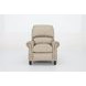 Churchill Cashmere Stone Leather Push Thru The Arms Recliner with Nailhead Trim