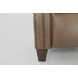 Churchill Cashmere Taupe Leather Push Thru The Arms Recliner with Nailhead Trim