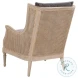 Churchill  Dark Dove Velvet Outdoor Club Chair