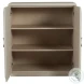 Churst Cerused White And Antique Brass Cabinet