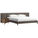 Zest Espresso Upholstered Wall Panel Bedroom Set