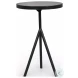 Corin Powder Black End Table