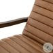 Chance Dakota Warm Taupe Leather Recliner
