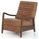 Chance Dakota Warm Taupe Leather Recliner