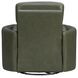 Radius Lyric Sage Leather Swivel Glider Power Recliner with USB Charging