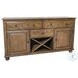 Colonial Oak Weathered Chestnut 72" Sideboard