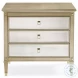 A Classic Beauty Auric And Gold Bullion Paint 3 Drawer Nightstand